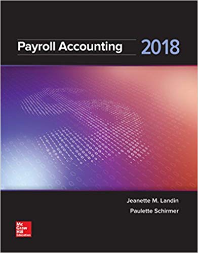 Payroll Accounting 2018 4th Edition
